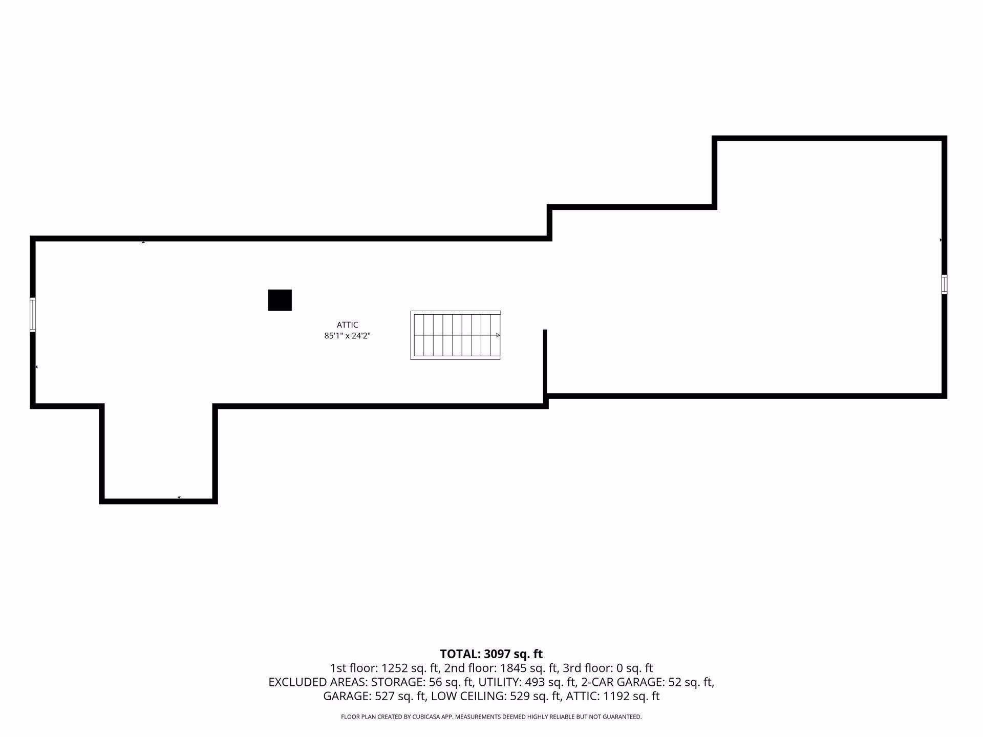 Attic floorplan.
