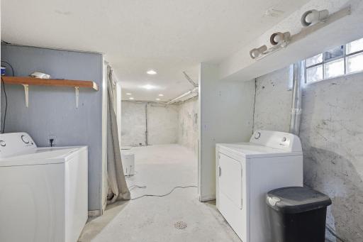 Washer and dryer area