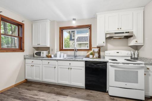 All new cabinets, granite countertop and luxury vinyl flooring