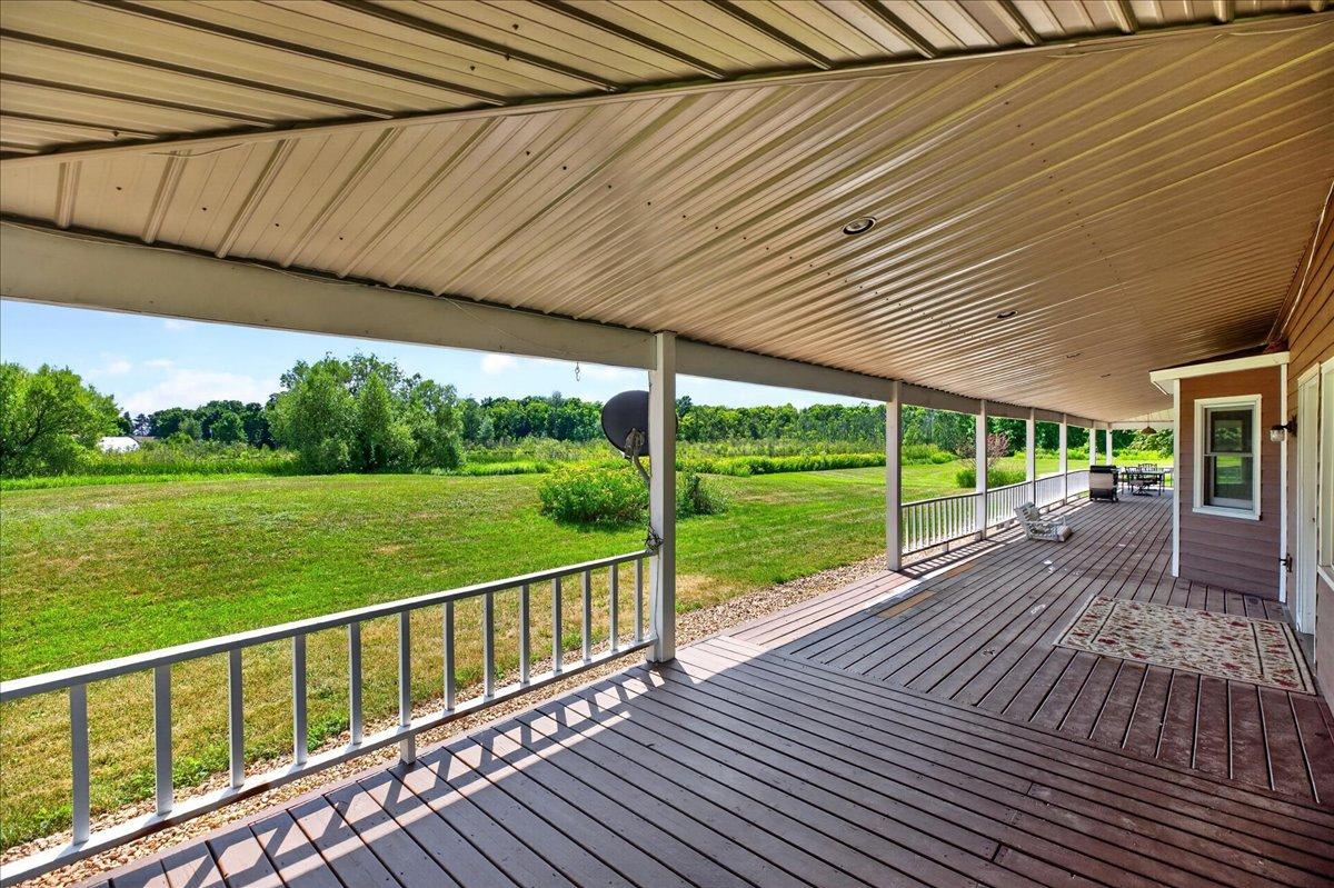 Deck views of the back 40... I mean back 9.5 Acres!!!