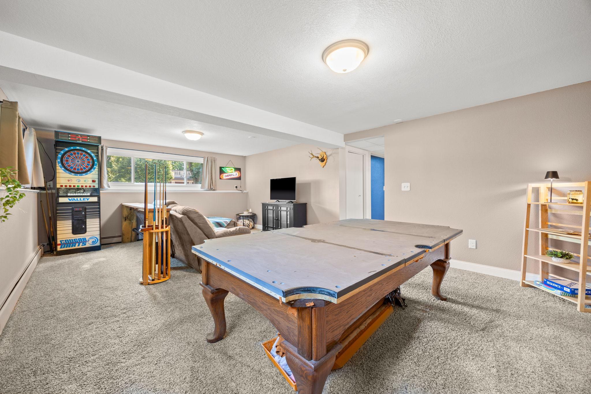 Lower level family room