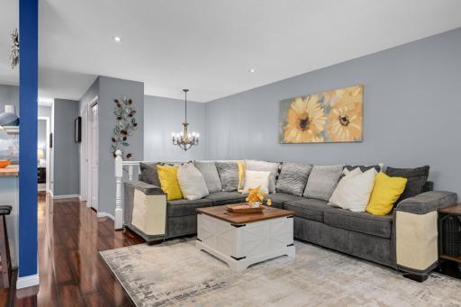 The home has laminate flooring throughout!