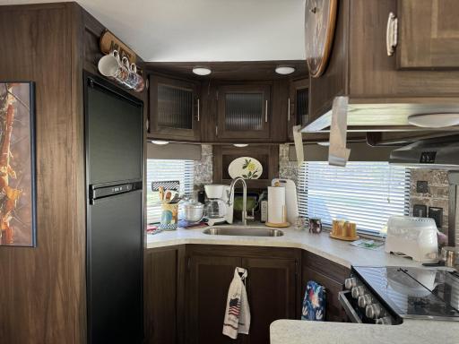 Interior of Camper