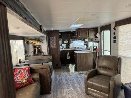 Interior of Camper
