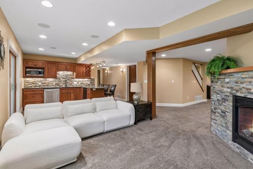 Retreat to the fully finished walk out lower level where you'll find lots of great space for entertaining! The lower level was finished about 10 years ago and is GORGEOUS!