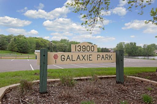 Galaxie Park is just a short walk from the home. There is a playground, basketball hoop, baseball field and hockey rink to enjoy.