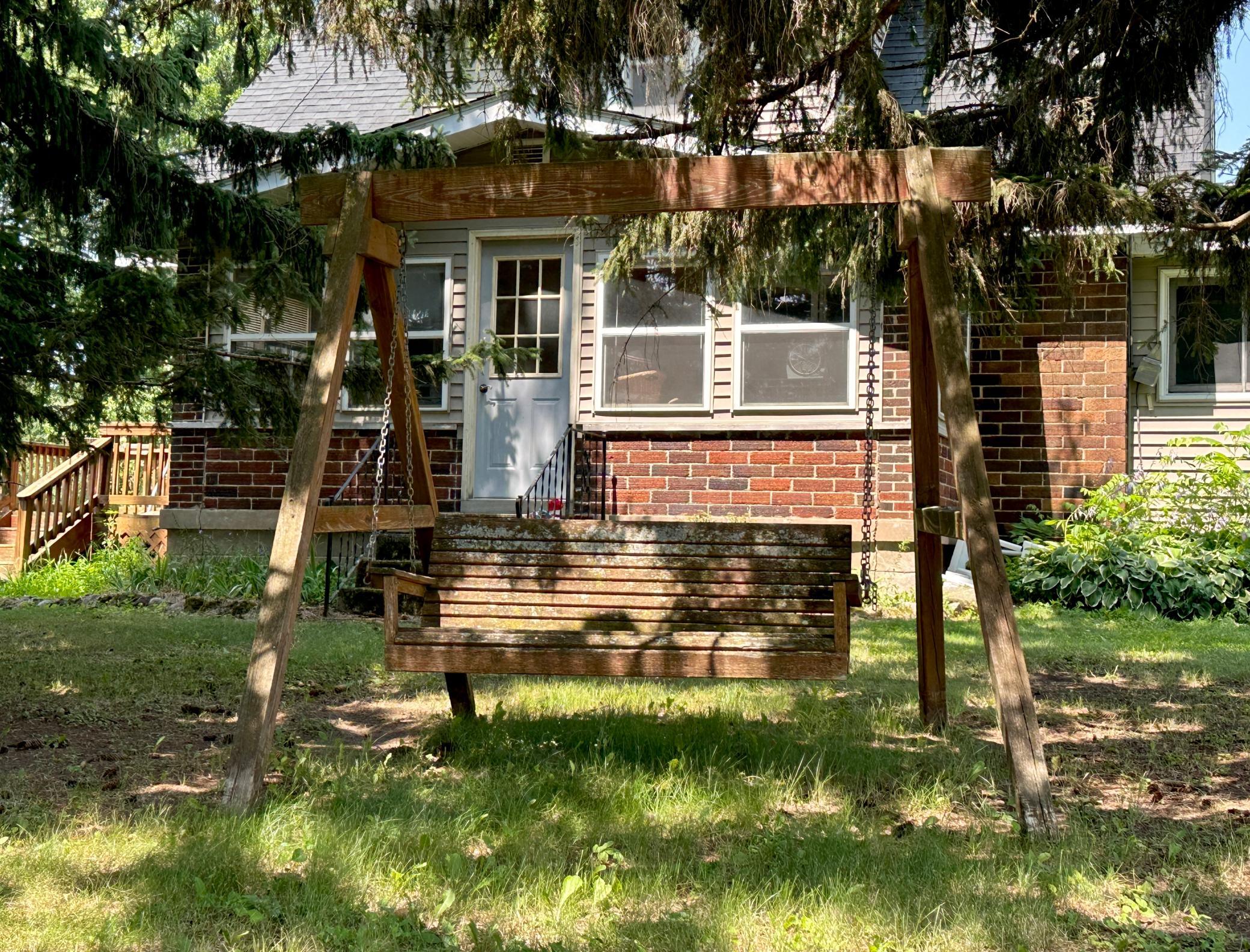 Nicely shaded, and sitting high above the surrounding lands, this swing will bring lots of enjoyment looking out over the landscape.