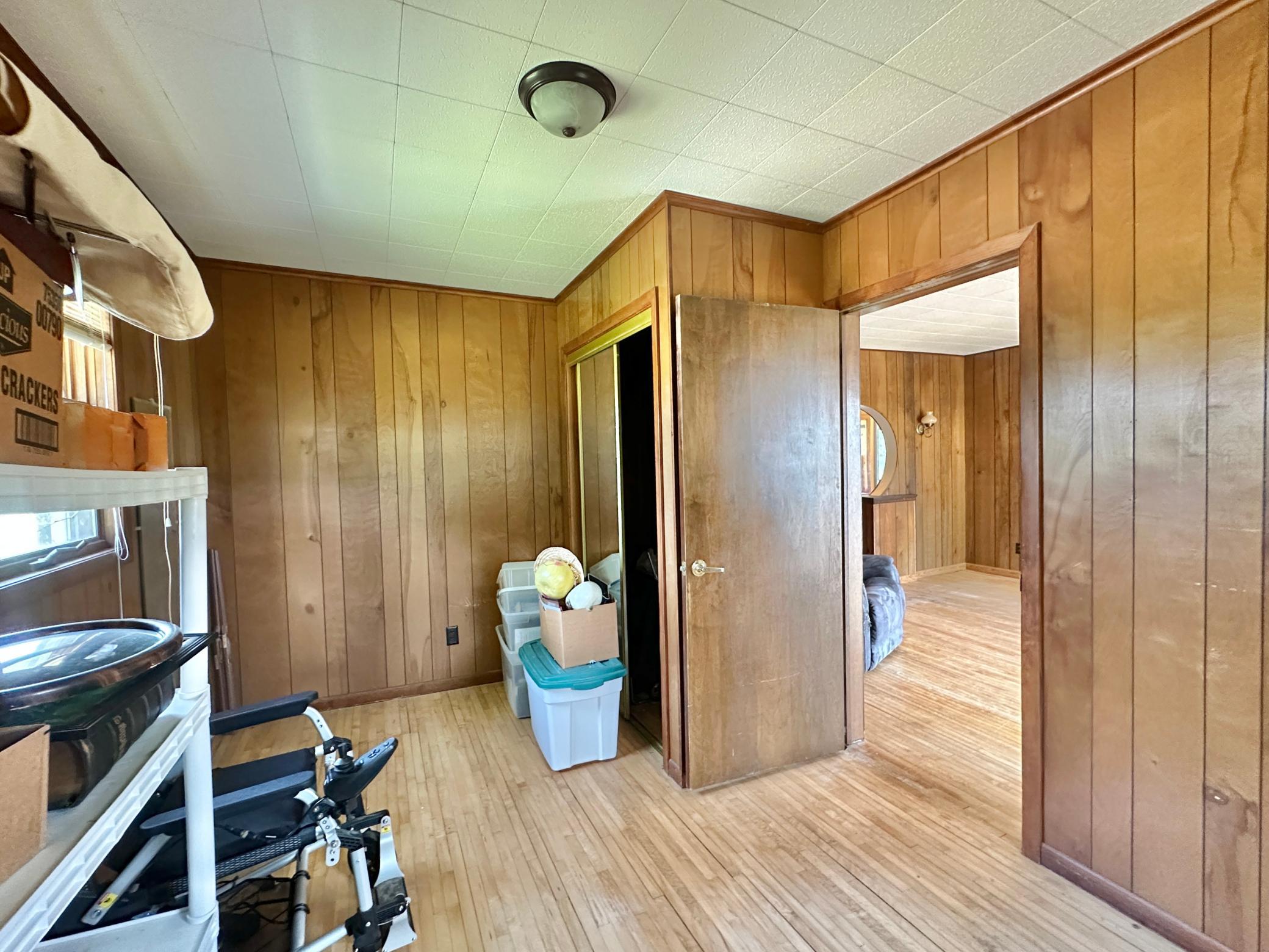 This room is the main level bedroom.