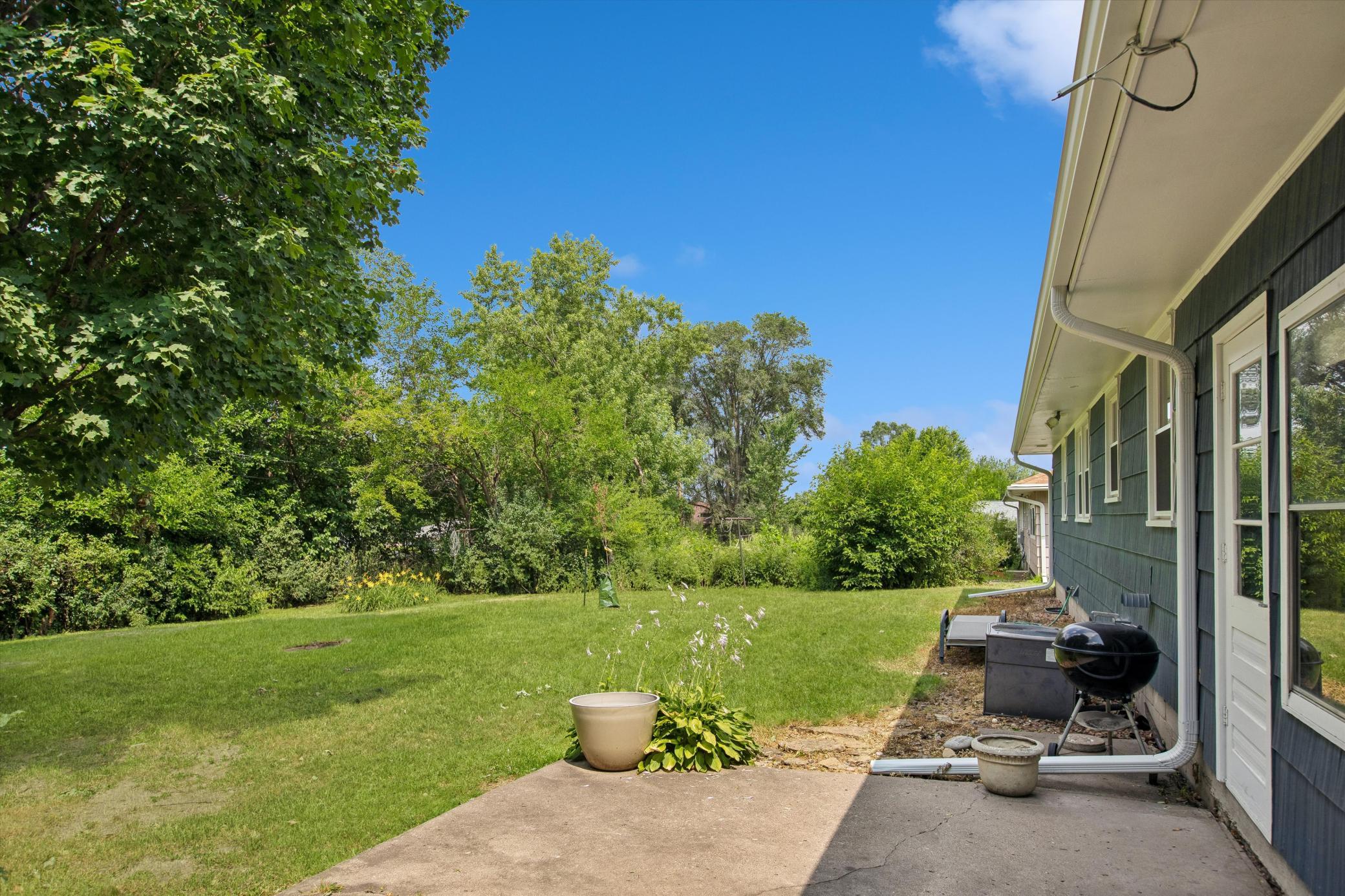 Patio perfect for your grill!