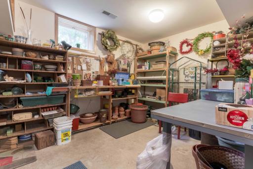 Lower Level Potting Area or Flex Space