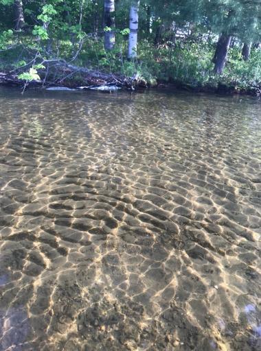 Nice shoreline all around the island.