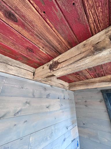Mortise & Tenon reclaimed barn beams.