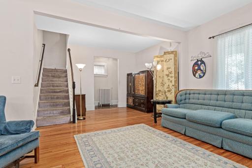 Front Entry Way and stairs leading to the Upper Levels. 4 Bedrooms on the Upper Level plus a 3rd Level Bonus Area