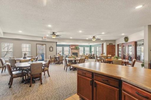 Large common area availble for gathering