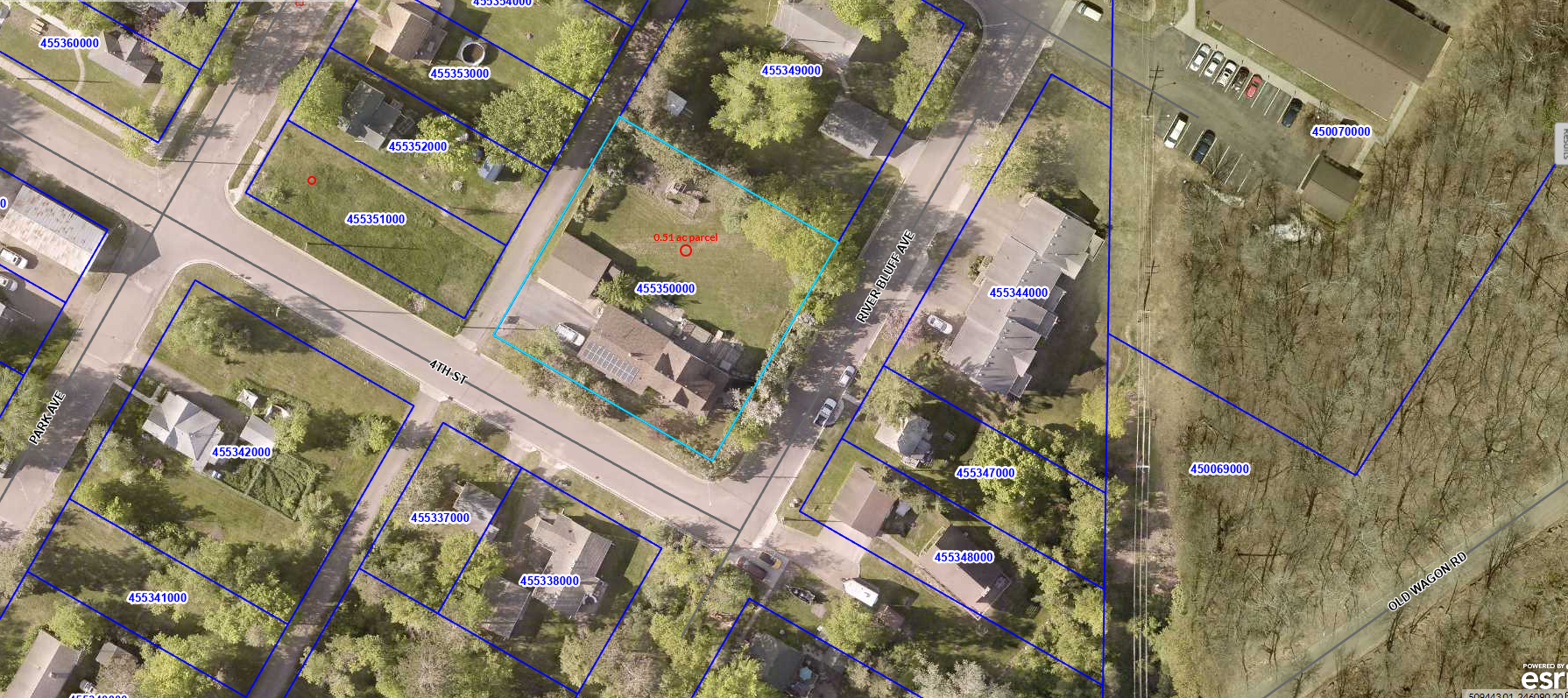 parcel view - 0,5 acre lot