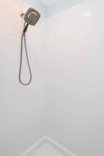 Come Take a Look-You Will Love the Size & Finish of This Shower!!!