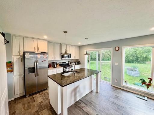 Kitchen with center island