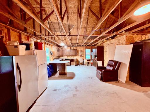 Mancave area in garage