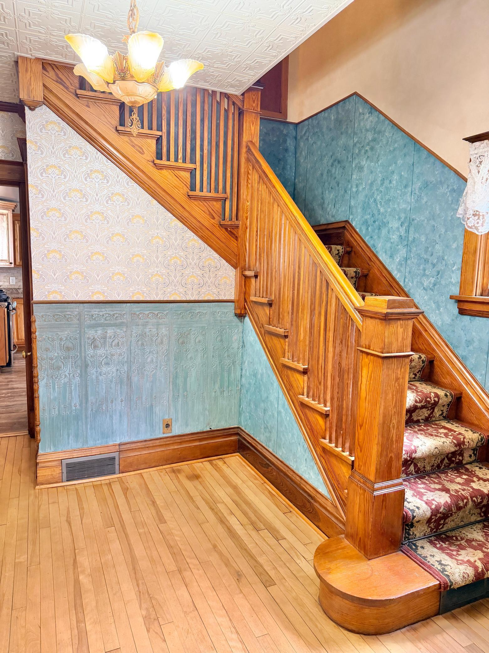 Open staircase