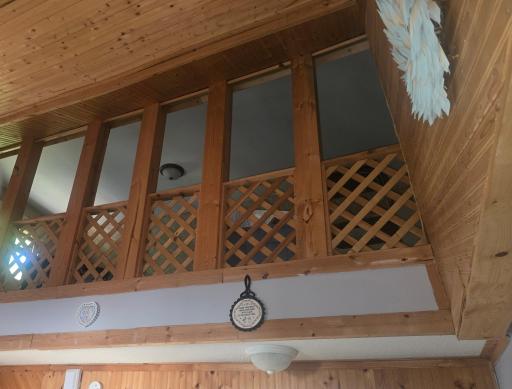 second floor loft area