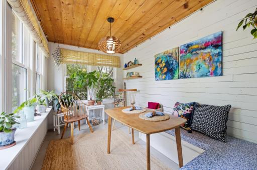 Enclosed front porch