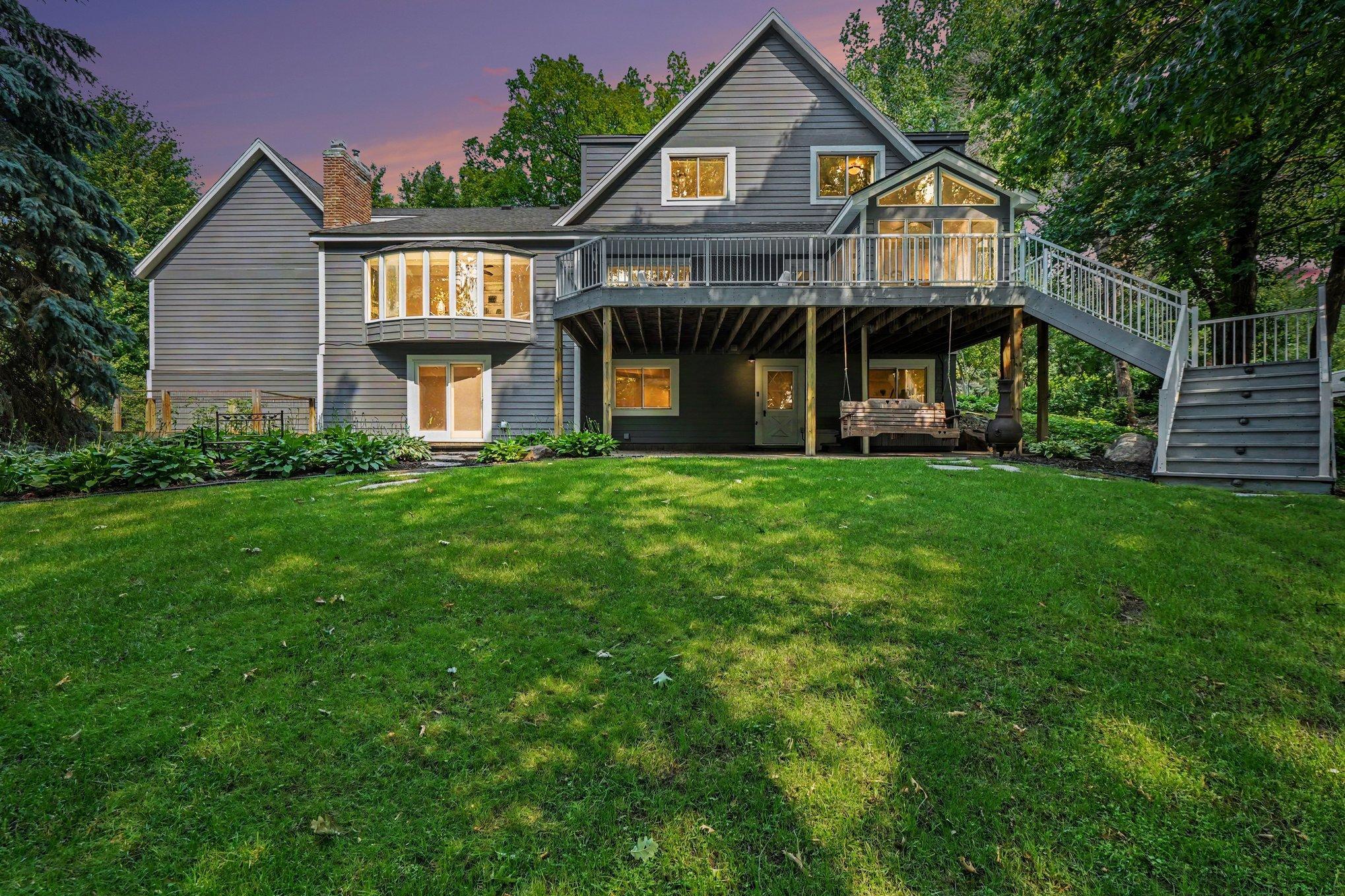 Back of the home