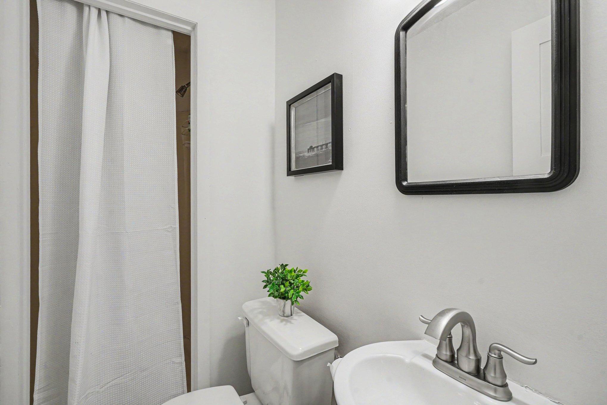 The 3/4 bath finishes off the lower level