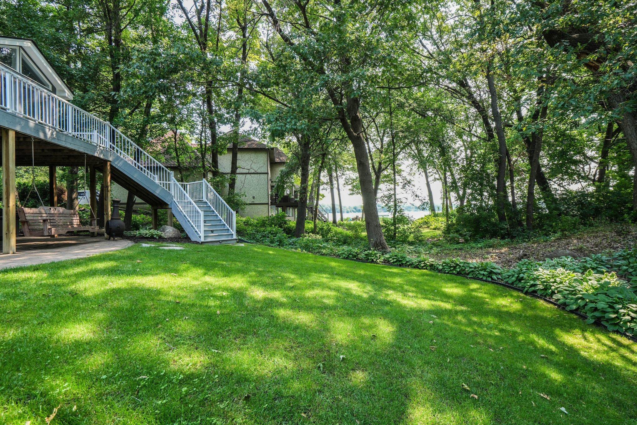 Check out the lake views from the back yard!