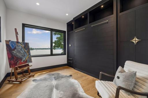 Custom Murphy Bed with built-in side tables