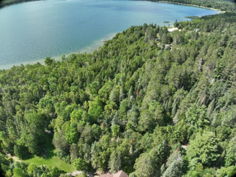 Ariel view to shoreline