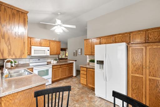 You can park right outside the kitchen to bring in your groceries.