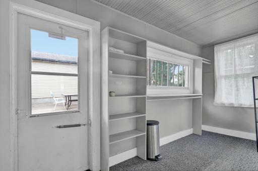 Back porch entrance
