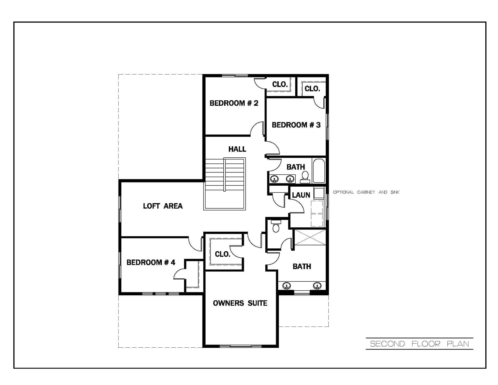 Optional 4-Bedroom/Loft Configuration