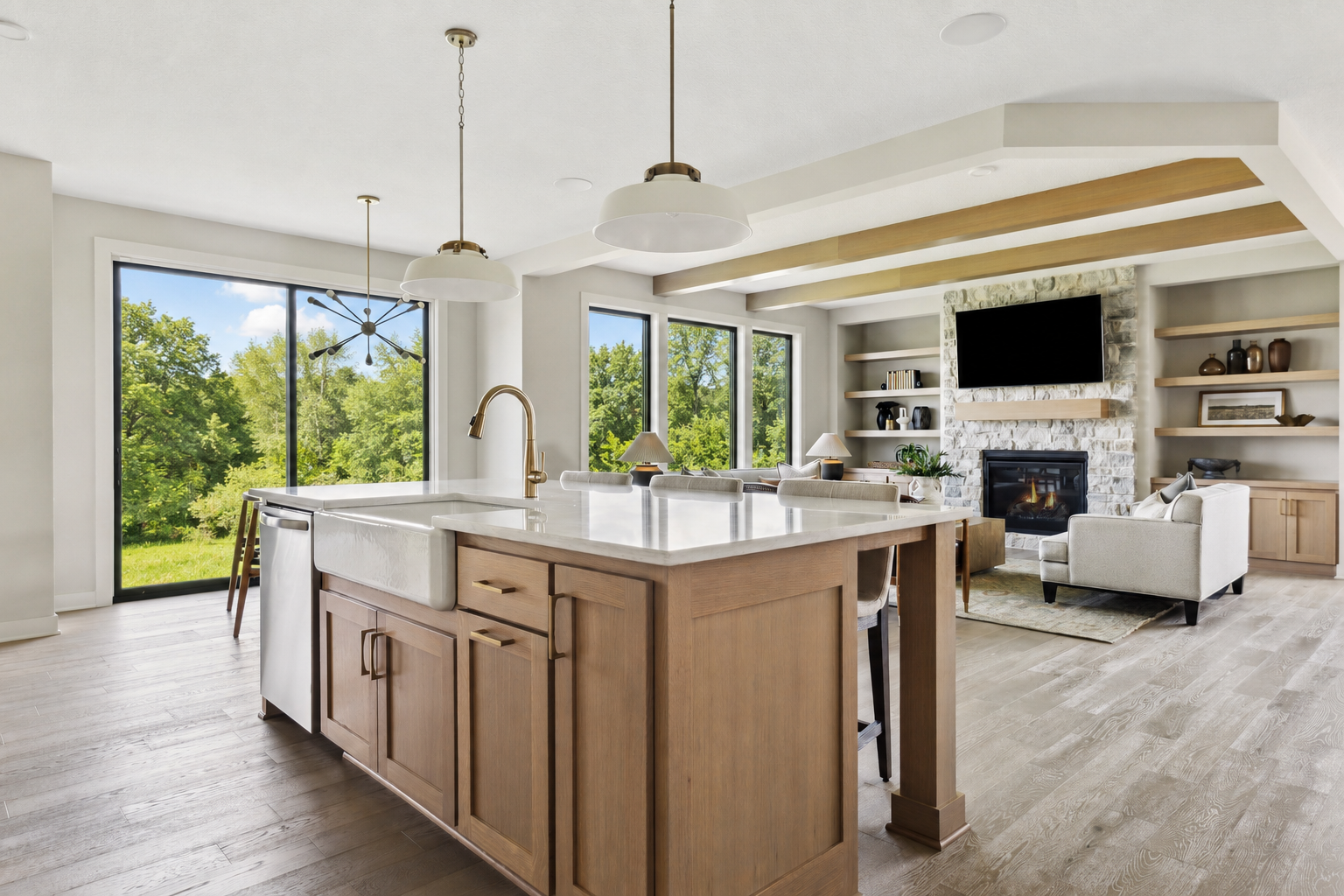 Photo of model home not all options may be included