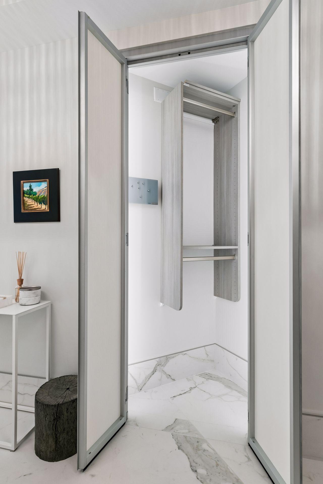 Plenty of closet space off the entryway