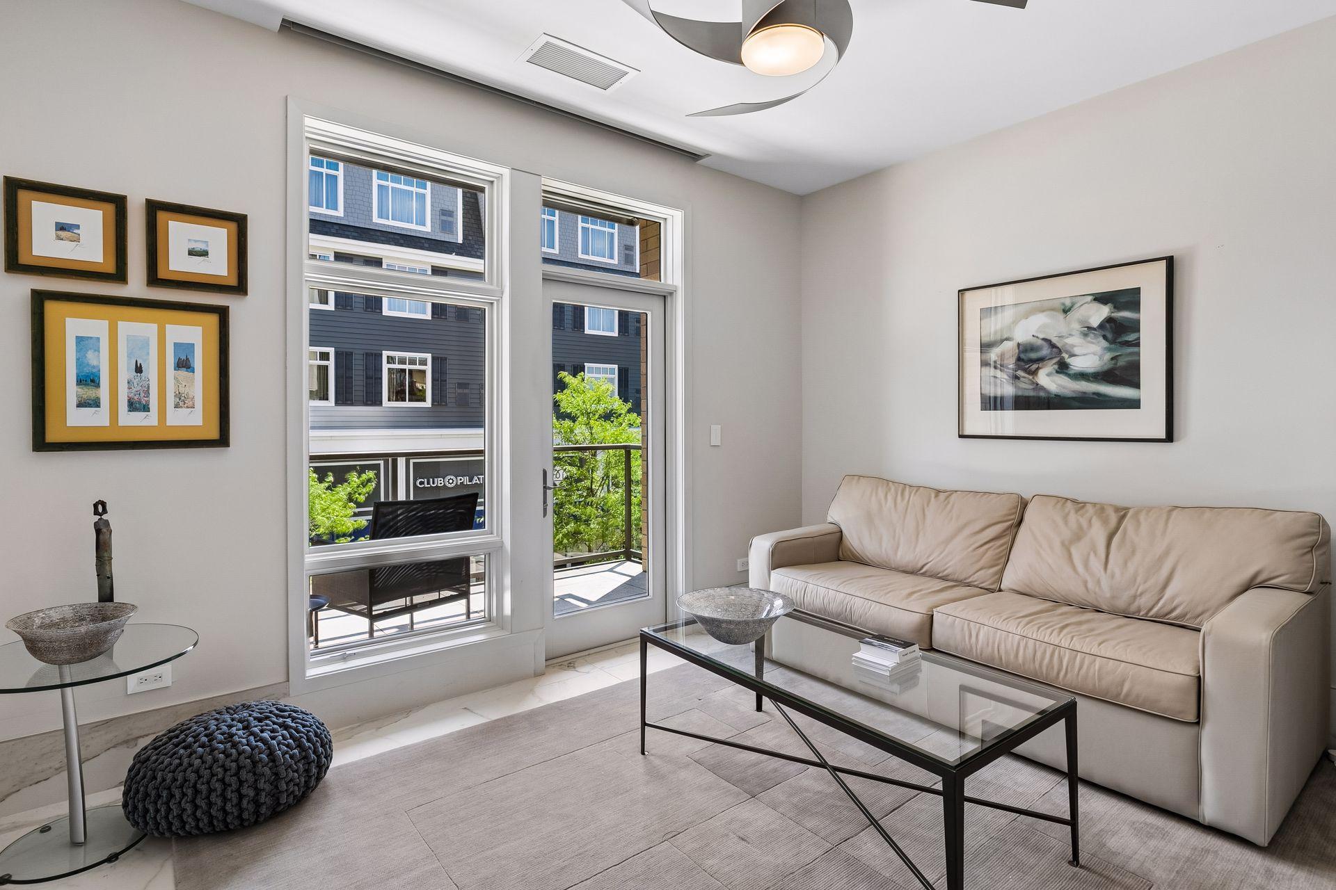 Second bedroom with an additional balcony facing east