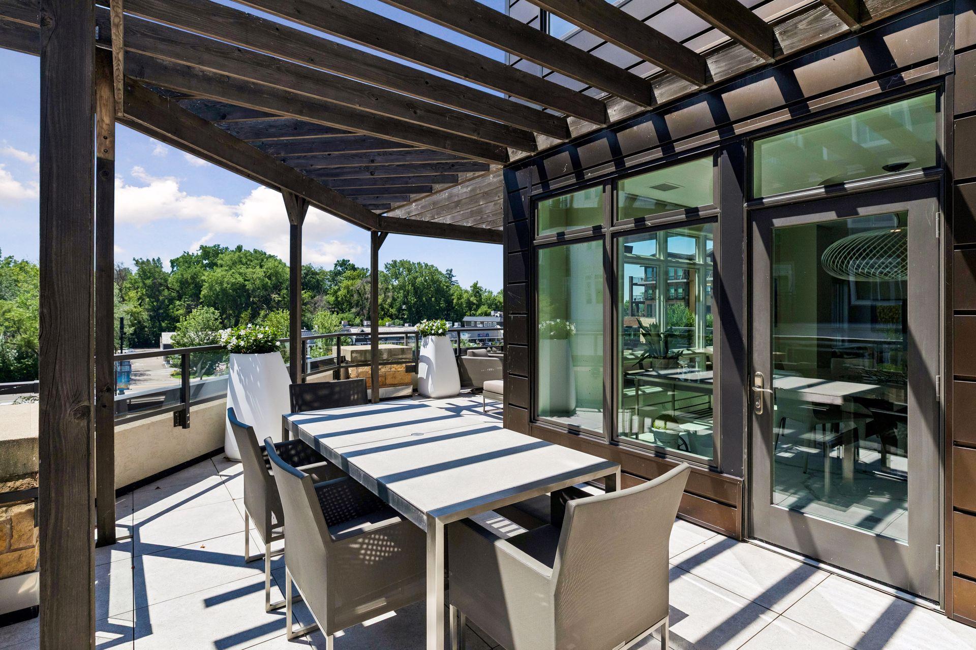 Step out to the wrap around deck with south and east facing views