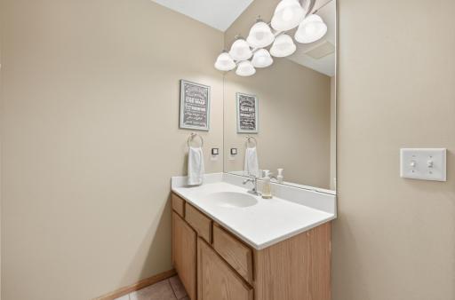 A view of the upper level bath from the opposite direction.