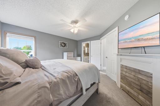 A different view of the primary bedroom.