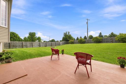 You will enjoy this large patio off the family room just waiting for you to relax,