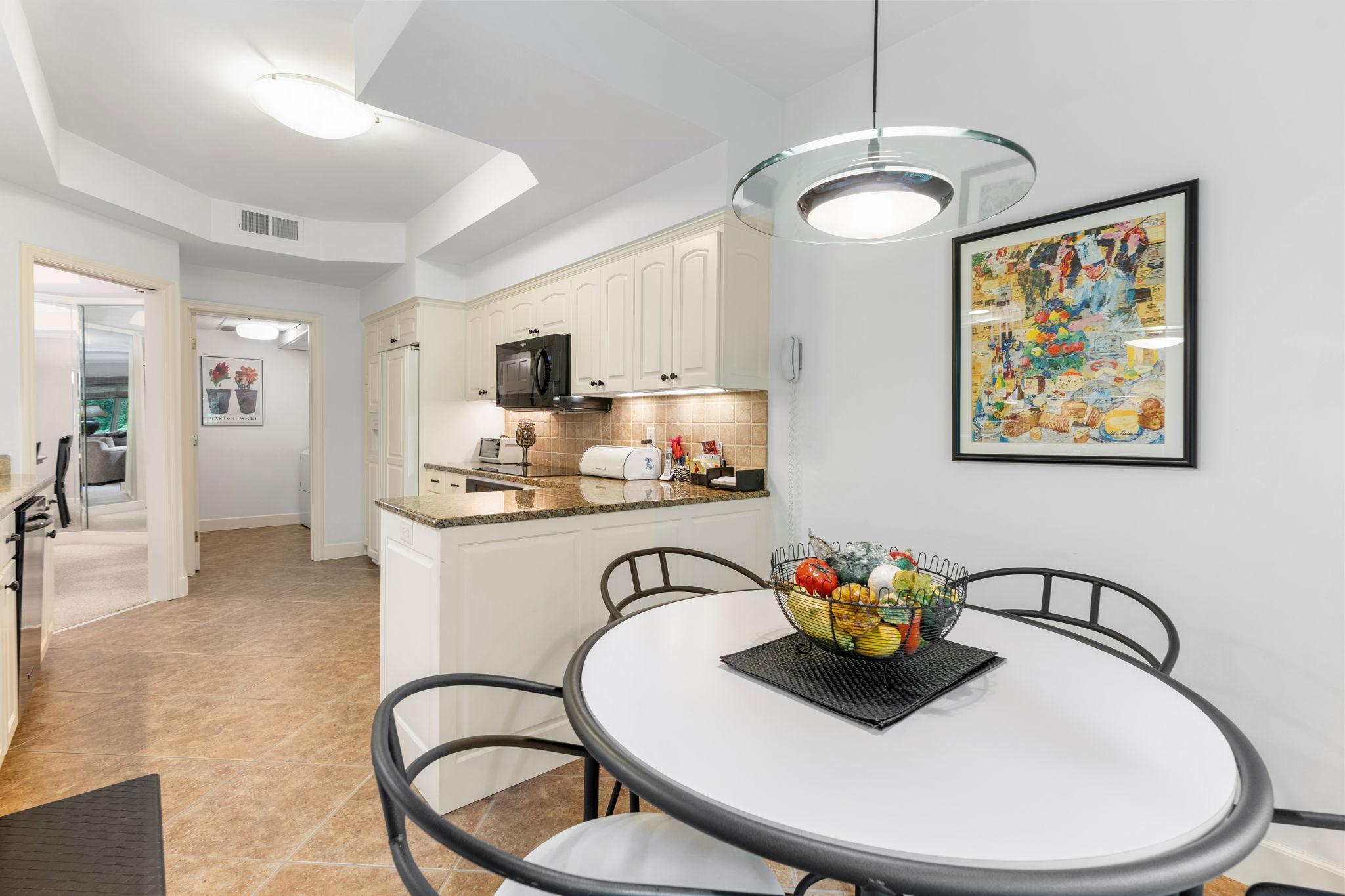 This kitchen offers both form and function for easy living & enjoyment