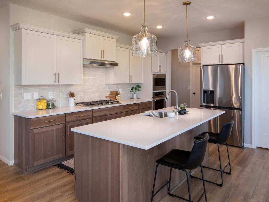 Photo of a similar home. Beautiful open Gourmet kitchen