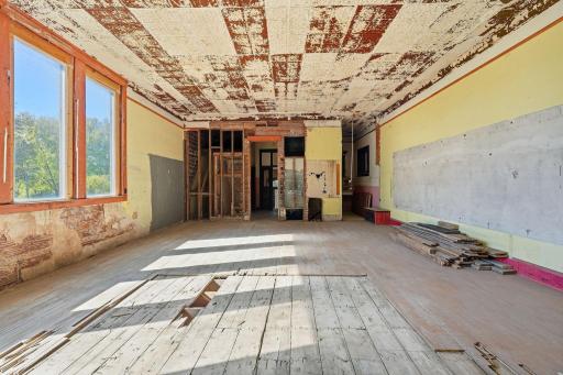 Some flooring was removed to examine the sub-floor and joists. All looked good to current owner.