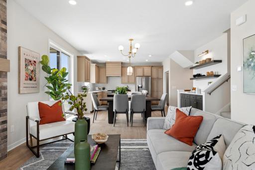 Open-concept layoutâperfect for modern living and effortless entertaining. *Photos are of like home and may not depict actual home plan. Configurations, features, materials and finishes may contain options that are not included in the price.