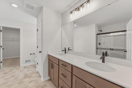 Owner's Bathroom (Photo of similar home - Colors and selections will vary)