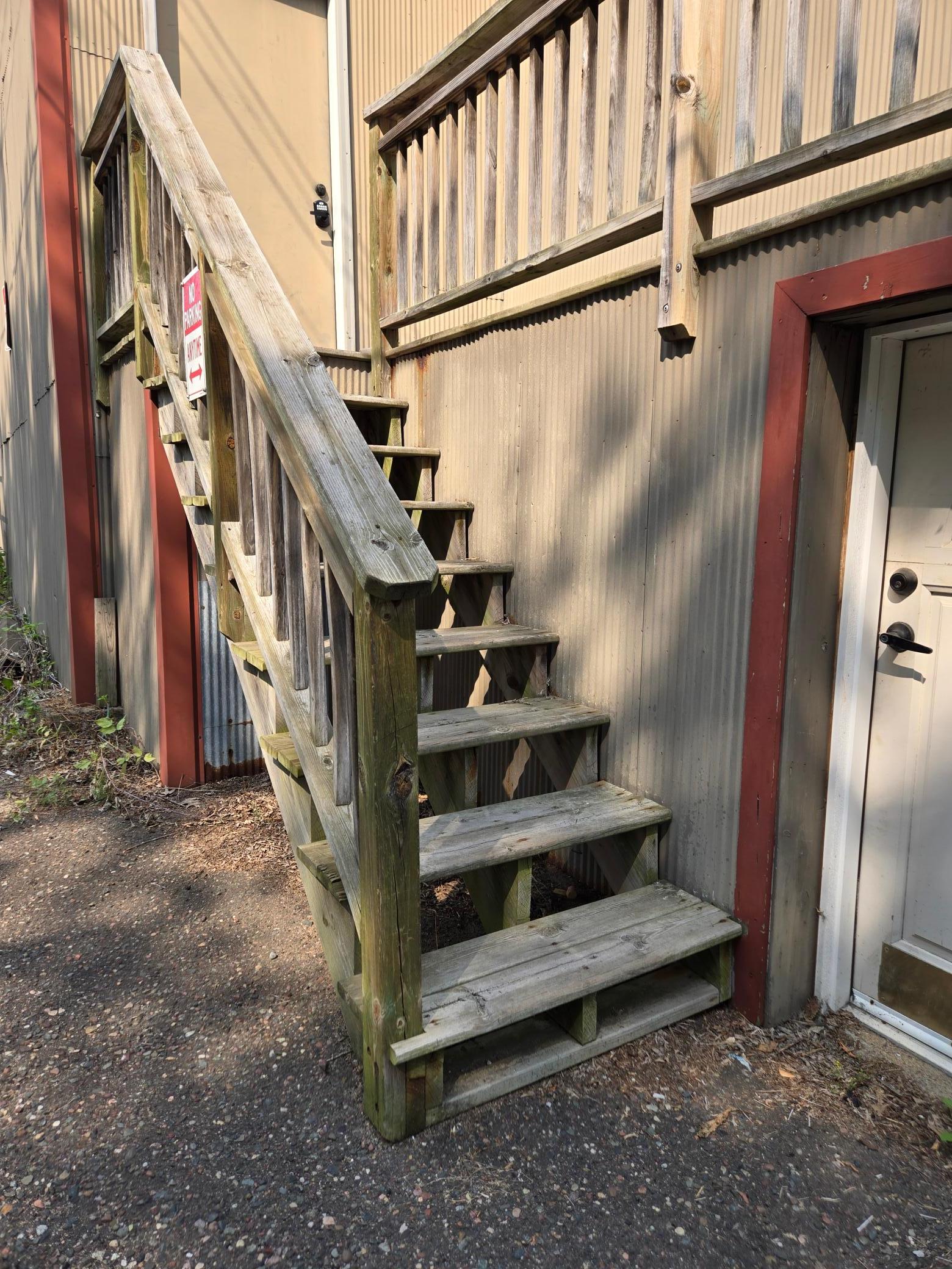 Outside back steps