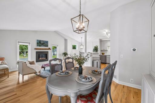 Great open floor plan for entertaining everyone on one level including the deck. Pristine hardwood floors.