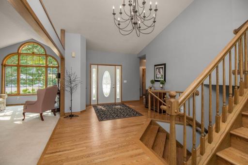 Oak wood floors.