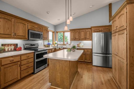 Bright, sunny kitchen.