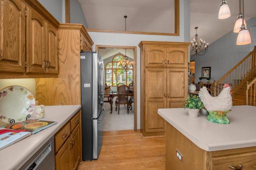LOTS of kitchen storage.
